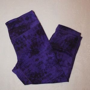 Purple leggings